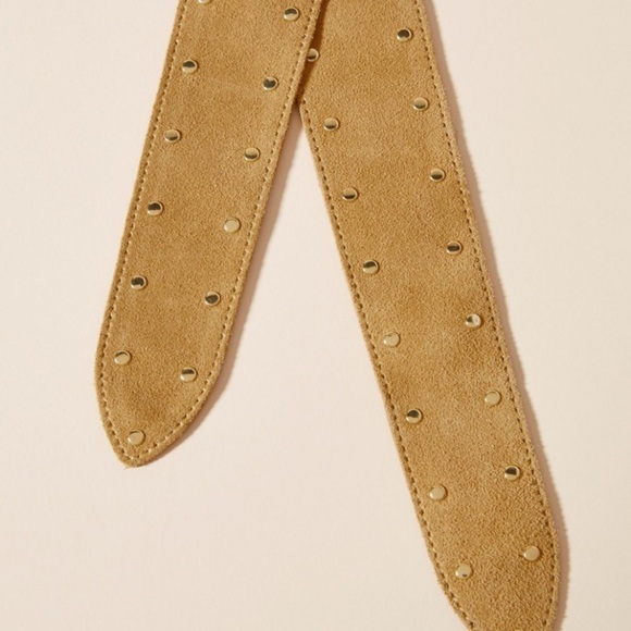 Anthro Brynn Studded Wrap Belt in Natural New main image 5